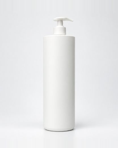 Embalagem reta com doseador, Branco, Doseador branco
