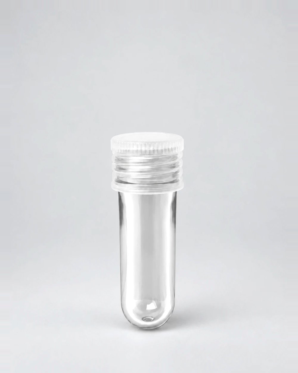 Tubo 15 ml, Transparente, Tapón transparente