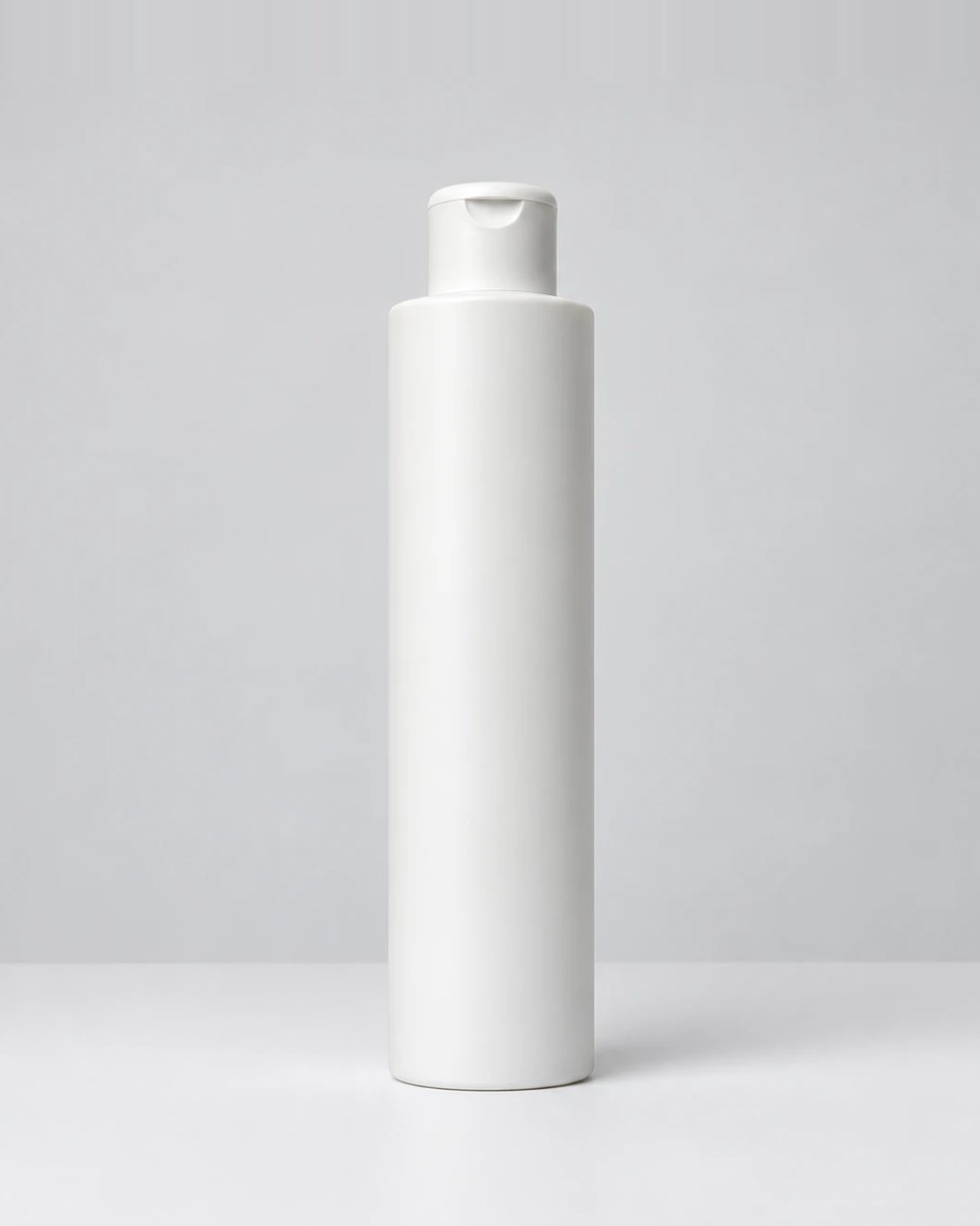 Envase recto, Blanco, Tapa flip blanca