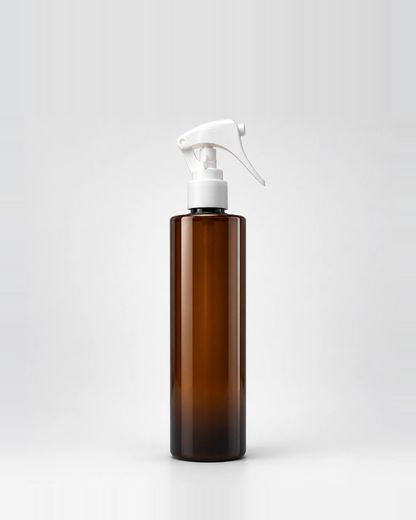 Embalagem com gatilho, Âmbar, Gatilho branco (Tiger spray)