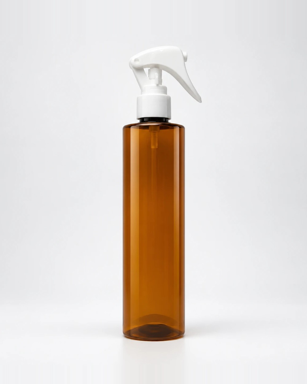 Envase con gatillo, Ámbar, Gatillo blanco (Tiger spray)
